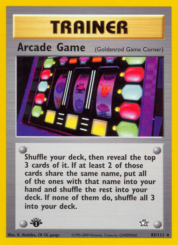 Arcade Game 83/111 Neo Genesis
