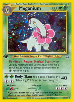 Meganium 10/111 Neo Genesis