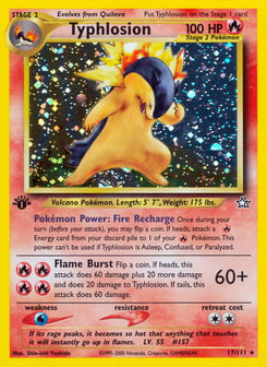 Typhlosion 17/111 Neo Genesis