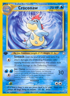 Croconaw 31/111 Neo Genesis