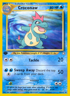 Croconaw 32/111 Neo Genesis