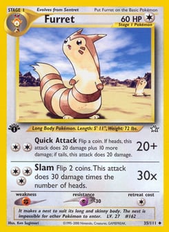 Furret 35/111 Neo Genesis