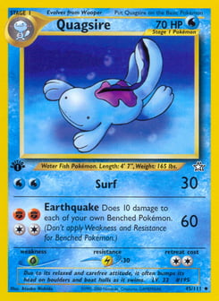 Quagsire 45/111 Neo Genesis