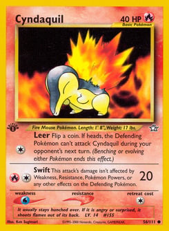 Cyndaquil 56/111 Neo Genesis