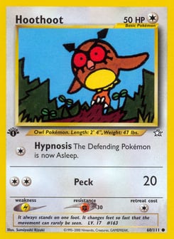 Hoothoot 60/111 Neo Genesis