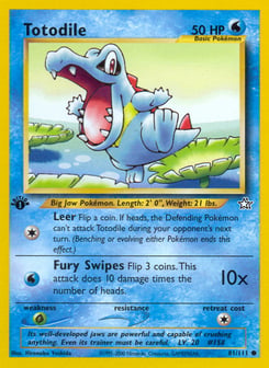 Totodile 81/111 Neo Genesis