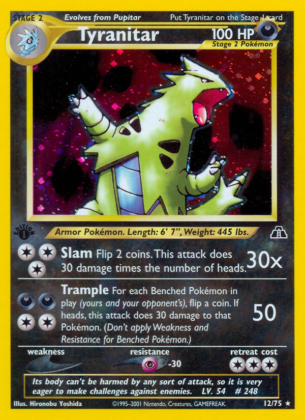 Tyranitar 12/75 Neo Discovery