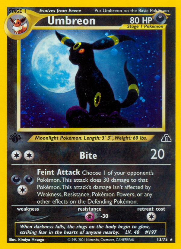 Umbreon 13/75 Neo Discovery