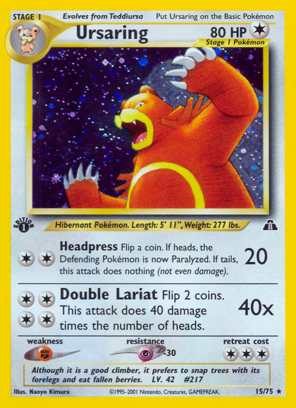 Ursaring 15/75 Neo Discovery