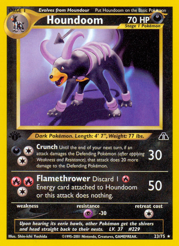 Houndoom 23/75 Neo Discovery