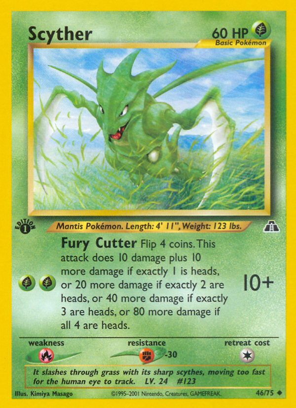 Scyther 46/75 Neo Discovery