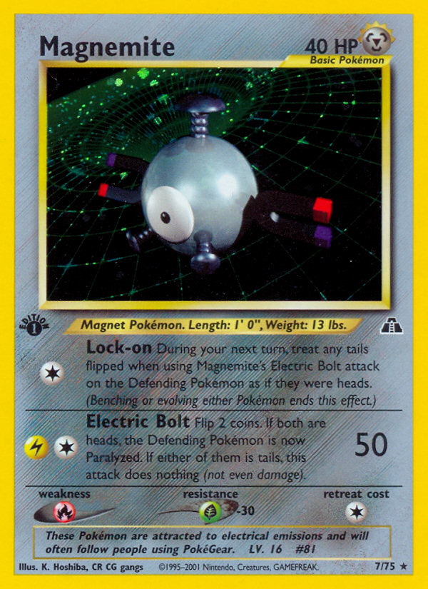 Magnemite 7/75 Neo Discovery