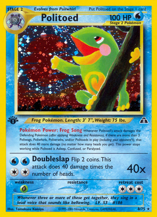 Politoed 8/75 Neo Discovery