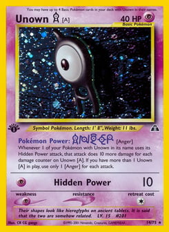 Unown [A] 14/75 Neo Discovery
