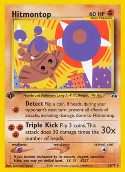 Hitmontop 22/75 Neo Discovery