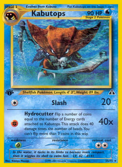 Kabutops 25/75 Neo Discovery