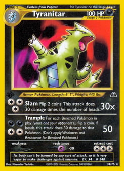Tyranitar 31/75 Neo Discovery