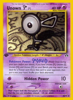 Unown [F] 48/75 Neo Discovery