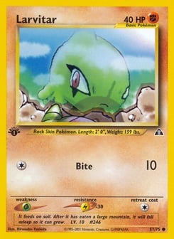 Larvitar 57/75 Neo Discovery
