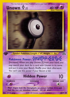 Unown [I] 68/75 Neo Discovery