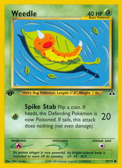 Weedle 70/75 Neo Discovery