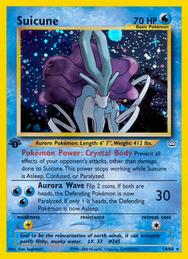 Suicune 14/64 Neo Revelation