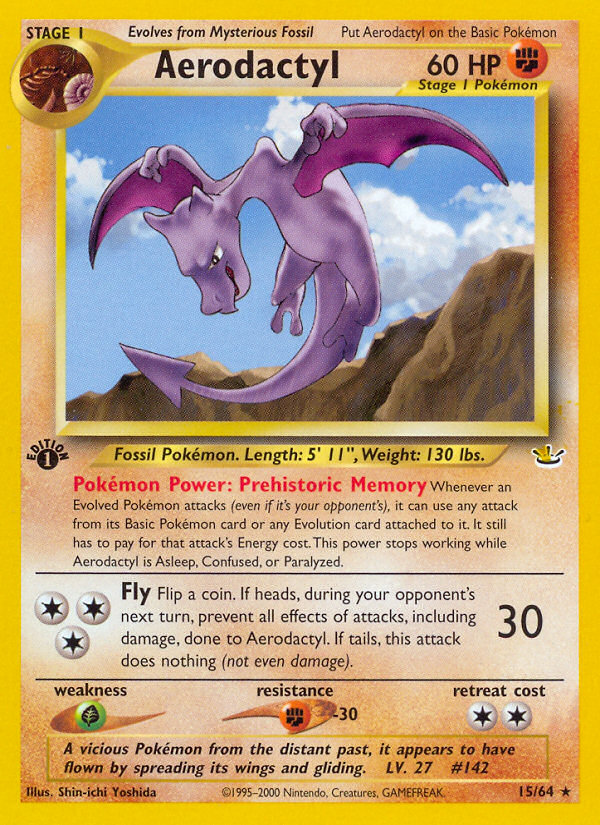 Aerodactyl 15/64 Neo Revelation