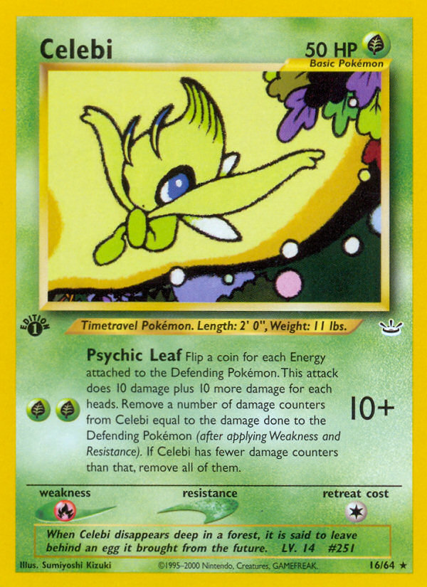 Celebi 16/64 Neo Revelation