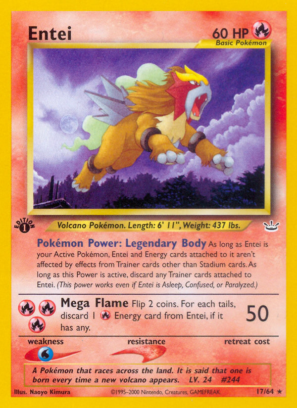 Entei 17/64 Neo Revelation
