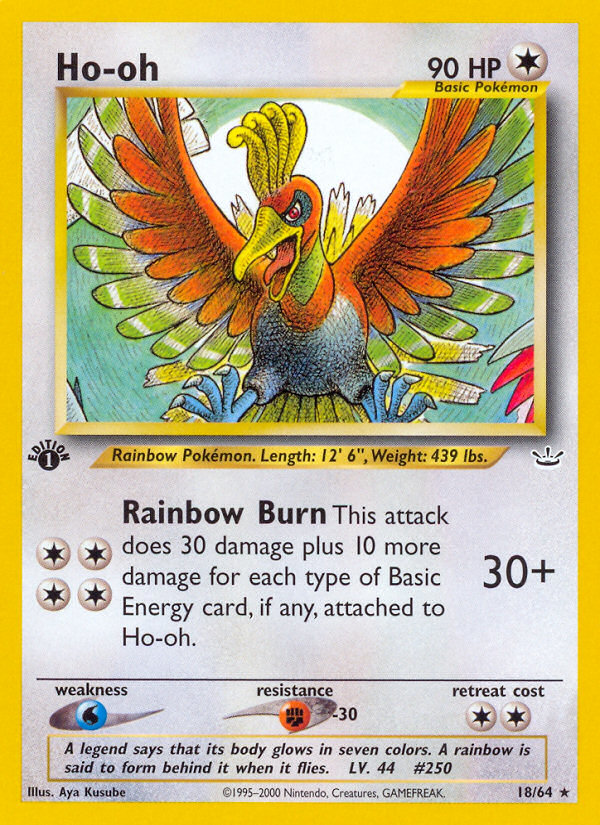 Ho-oh 18/64 Neo Revelation