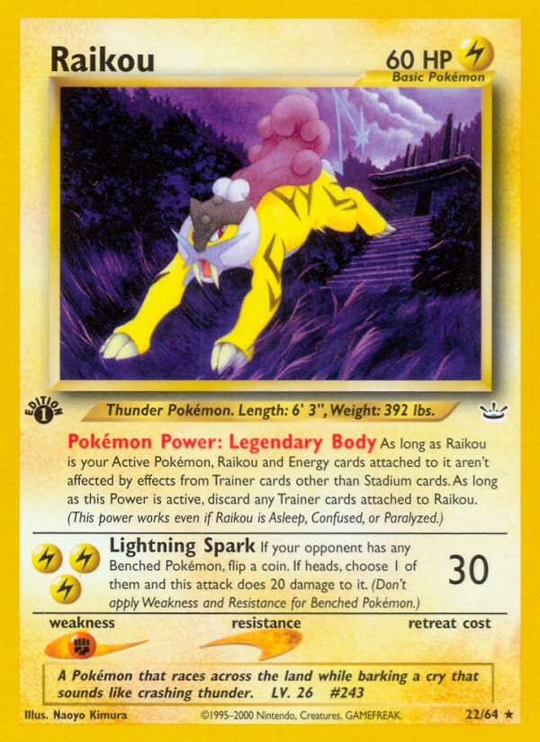 Raikou 22/64 Neo Revelation