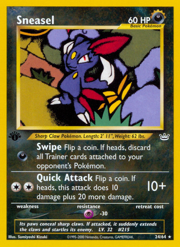 Sneasel 24/64 Neo Revelation