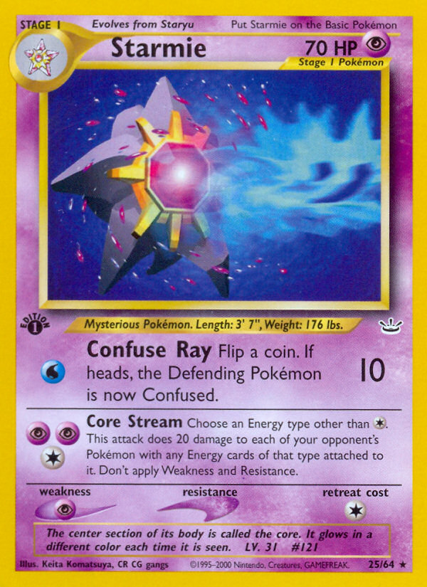 Starmie 25/64 Neo Revelation