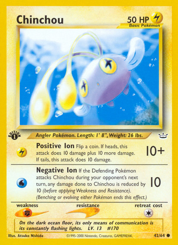 Chinchou 42/64 Neo Revelation