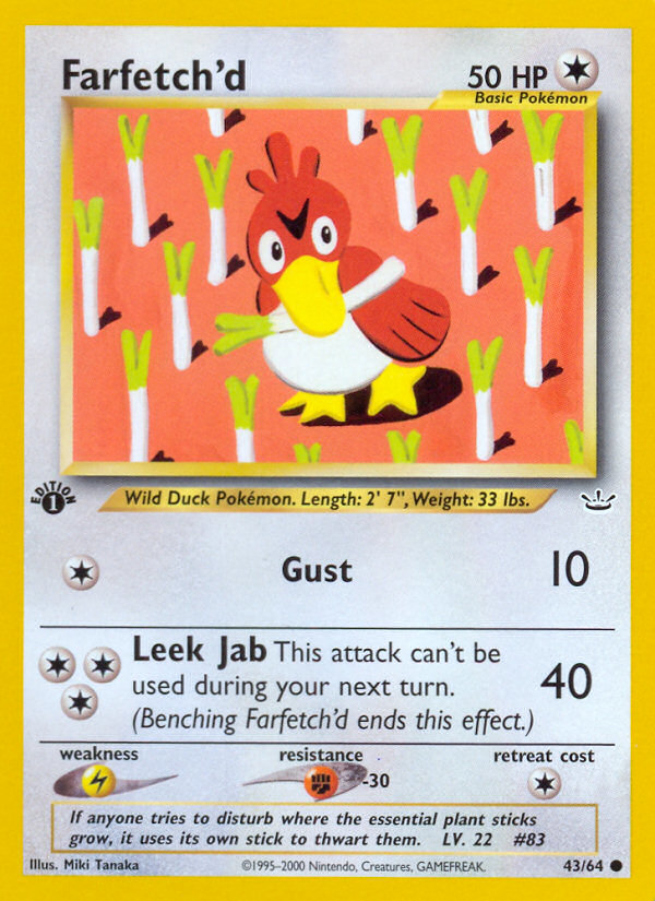 Farfetch'd 43/64 Neo Revelation