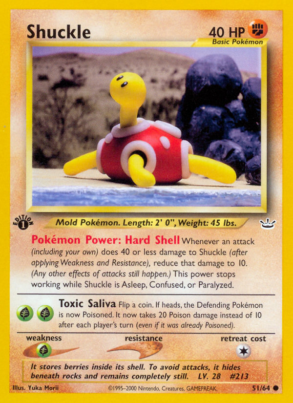Shuckle 51/64 Neo Revelation