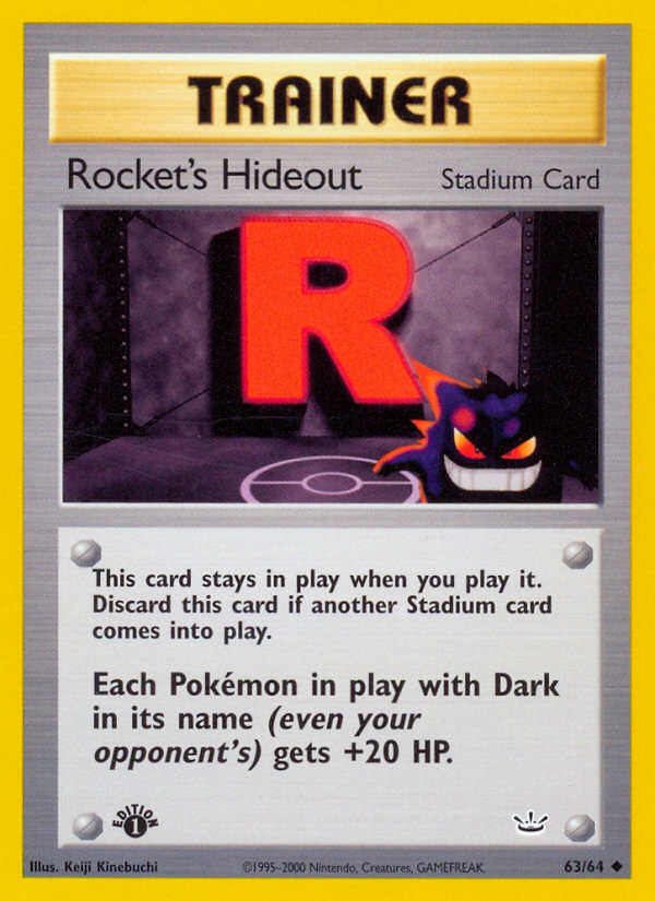 Rocket's Hideout 63/64 Neo Revelation