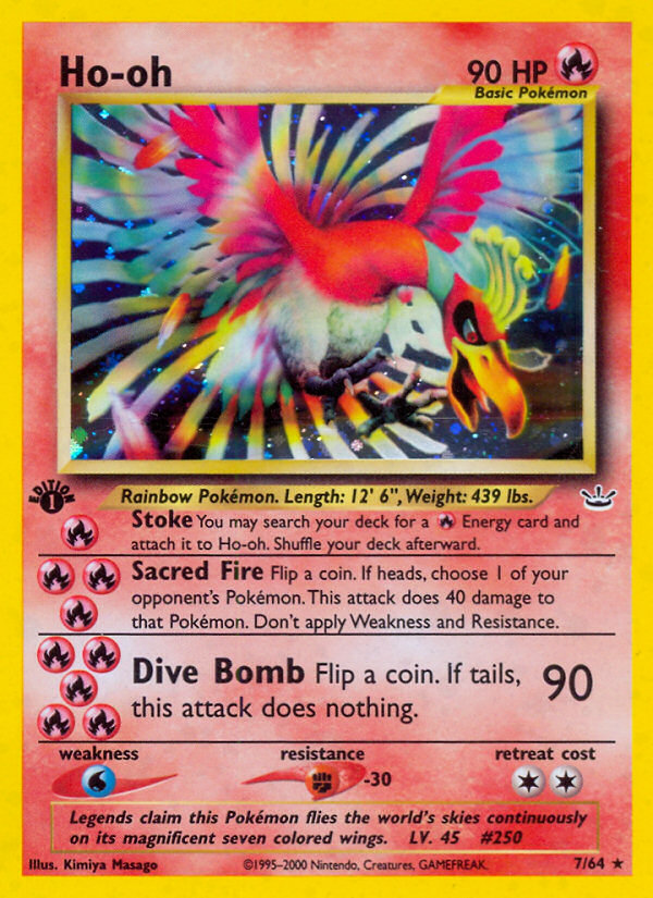 Ho-oh 7/64 Neo Revelation