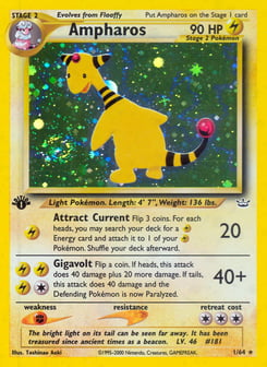 Ampharos 1/64 Neo Revelation