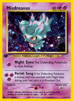 Misdreavus 11/64 Neo Revelation