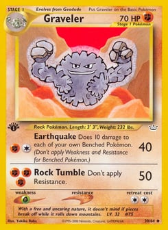 Graveler 30/64 Neo Revelation