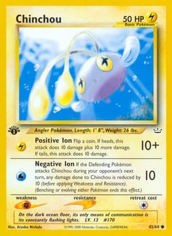 Chinchou 42/64 Neo Revelation