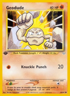 Geodude 44/64 Neo Revelation