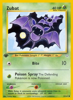 Zubat 59/64 Neo Revelation