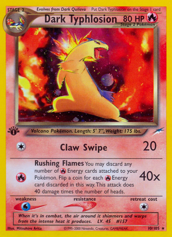 Dark Typhlosion 10/105 Neo Destiny