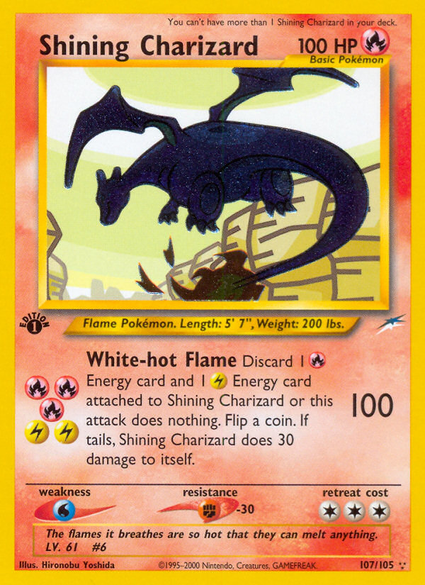 Shining Charizard 107/105 Neo Destiny