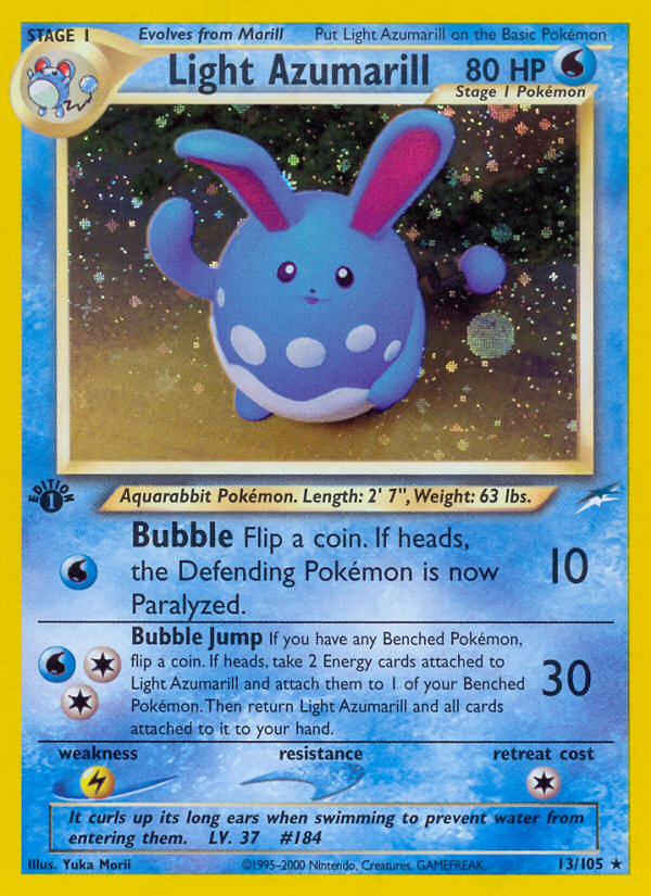 Light Azumarill 13/105 Neo Destiny