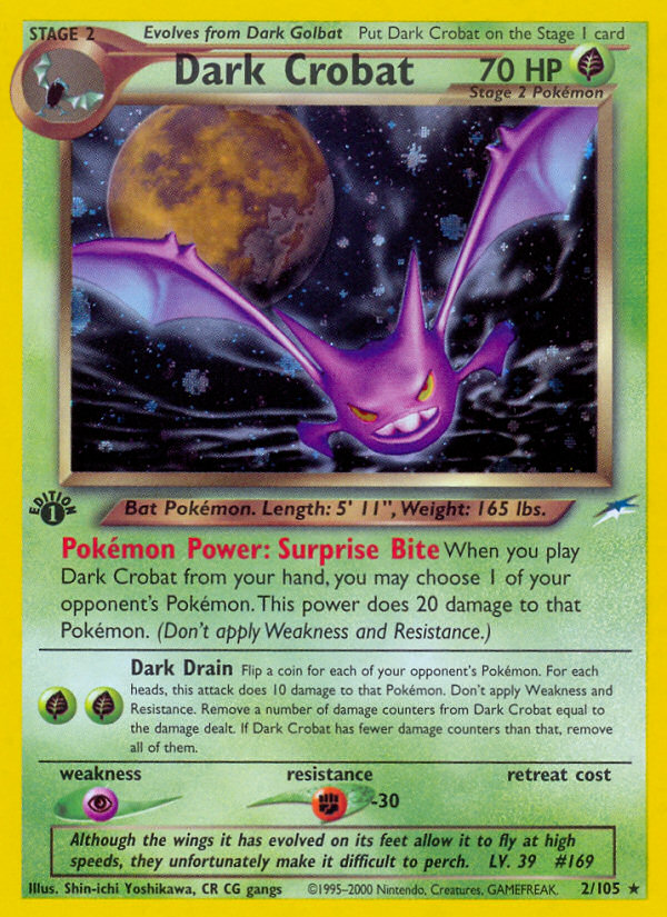 Dark Crobat 2/105 Neo Destiny