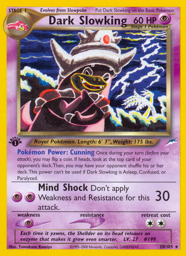 Dark Slowking 20/105 Neo Destiny