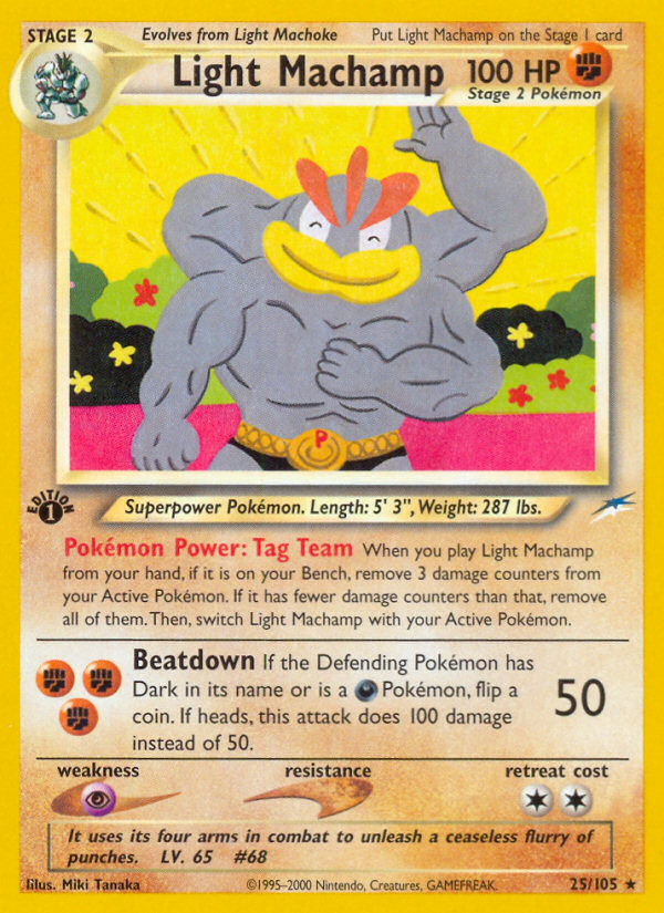 Light Machamp 25/105 Neo Destiny